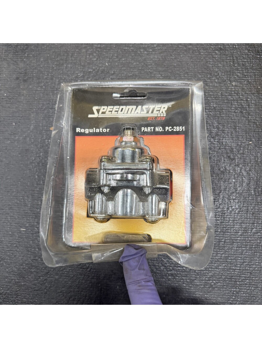 Speedmaster Fuel Pressure Regulator PC-2851 Chrome T-1